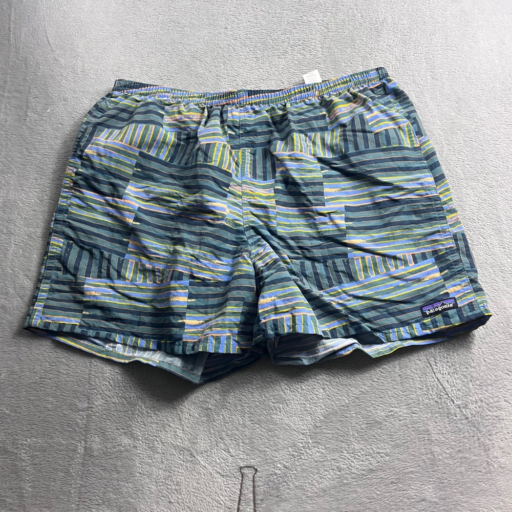 Patagonia Mens Baggies Shorts 5" Subtidal Blue Line Wave 57022 XL